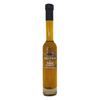 Achat en ligne Huile d'olive au piment d'Espelette 20cl - Savor et Sens