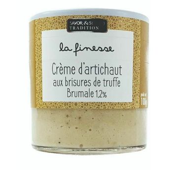 Achat en ligne Créme d'artichauts aux brisures de truffe noire - Savor et Sens