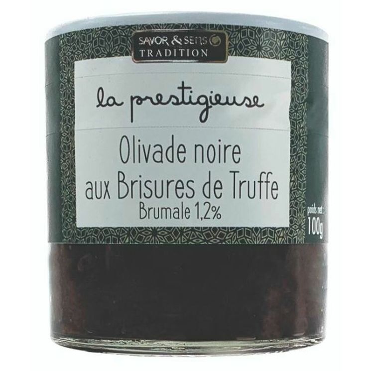 Olivade noire aux brisures de truffe noire 100g- Savor et Sens