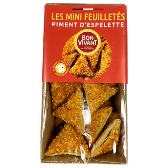 Achat en ligne Triangles piment d'Espelette 60g - Bon Vivant