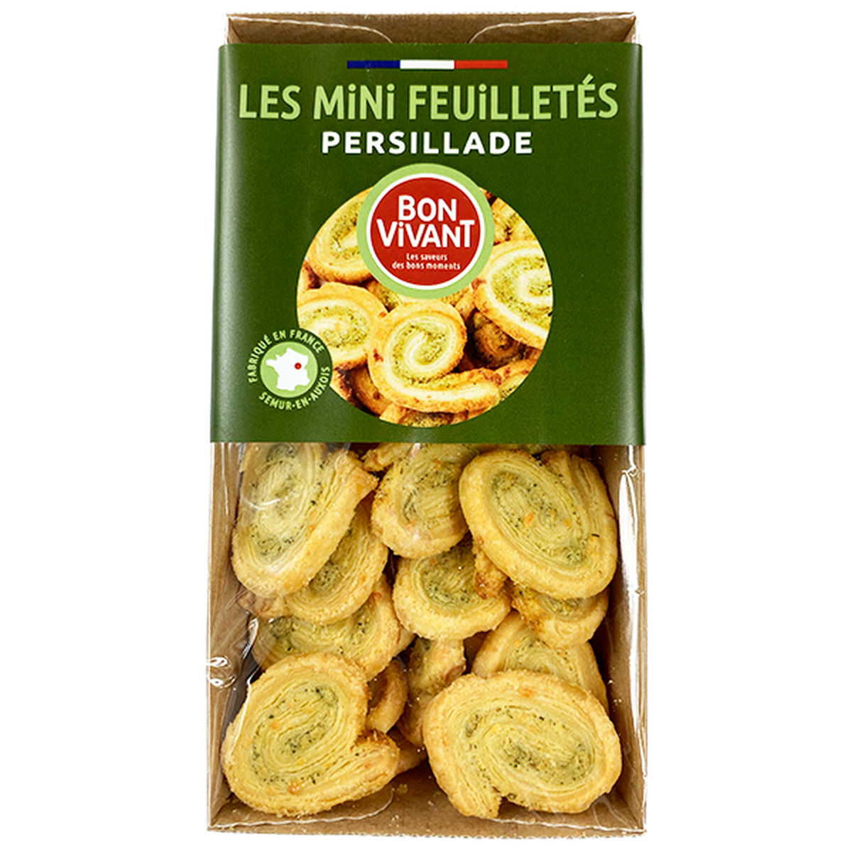 Escargots feuilletés, fourrés persillade 60g - Bon Vivant