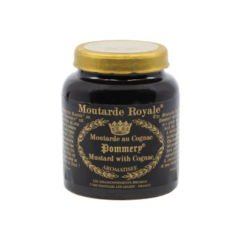 Achat en ligne Moutarde Royale de Meaux aromatisée au Cognac 250 g - Pommery