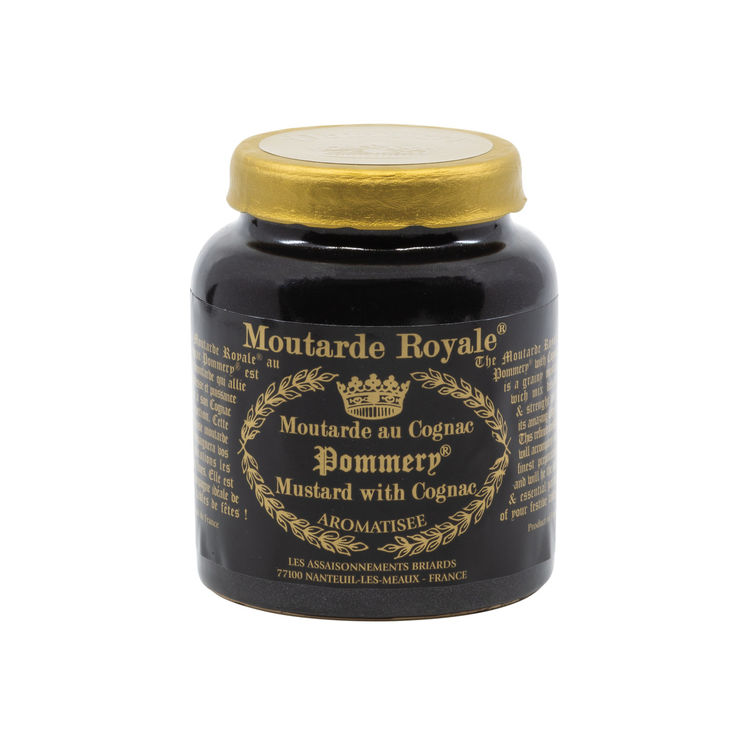 Moutarde Royale de Meaux aromatisée au Cognac 250 g - Pommery