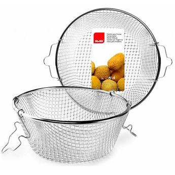 Achat en ligne Panier à friture en inox avec anses 23 cm - Ibili