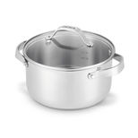 Faitout induction inox avec couvercle verre cicla 24 cm - Beka