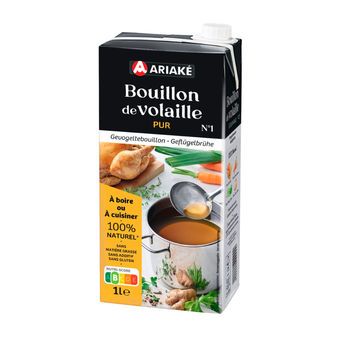 Achat en ligne Bouillon de volaille Pur prêt à boire 1l - Ariake