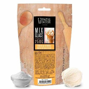 Achat en ligne Préparation mix pour glace maison 250 gr - Patisdecor