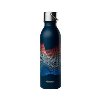 Achat en ligne Bouteille isotherme 600ml Games Bleu marine + mini goupillon - Qwetch