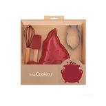 Coffret ustensiles de pâtisserie pour enfant Sorcier : fouet, spatule, emporte-pièce et moule - Scrapcooking