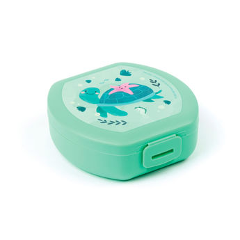 Achat en ligne Boîte à gouter enfant 11.2*11 cm  tortue verte - Amuse