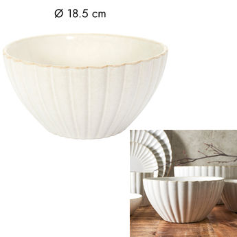 Achat en ligne Saladier diam 18,5 cm Vlora en grès - Home décor factory