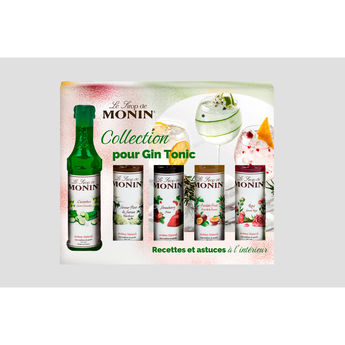 Achat en ligne Coffret Gin Tonic 5 mignonnettes - Monin