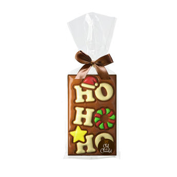 Achat en ligne Tablette au chocolat au lait Noël Ho Ho Ho 150 gr - Van Ham chocolaterie