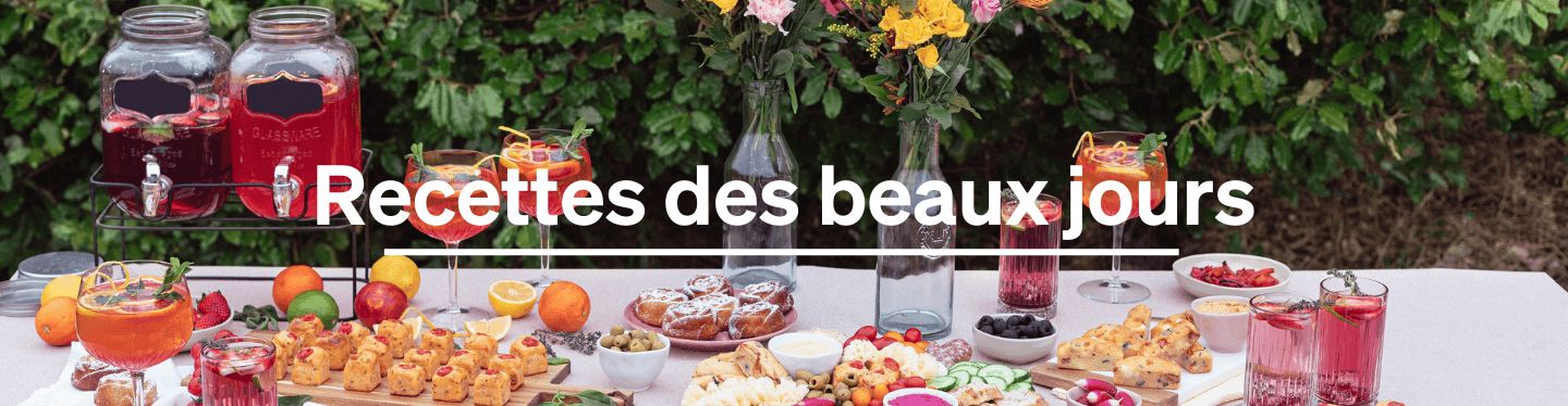 Recettes des beaux jours