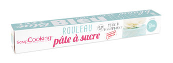 Achat en ligne Rouleau de pâte à sucre bleu ciel 36 cm 430 gr - Scrapcooking