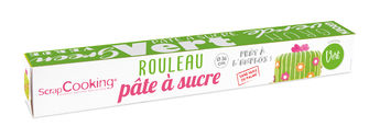 Achat en ligne Rouleau de pâte à sucre vert 36 cm 430 gr - Scrapcooking