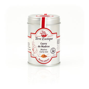 Achat en ligne Curry de Madras 60gr - Terre Exotique