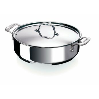 Achat en ligne Sauteuse inox avec couvercle 28 cm  - Beka