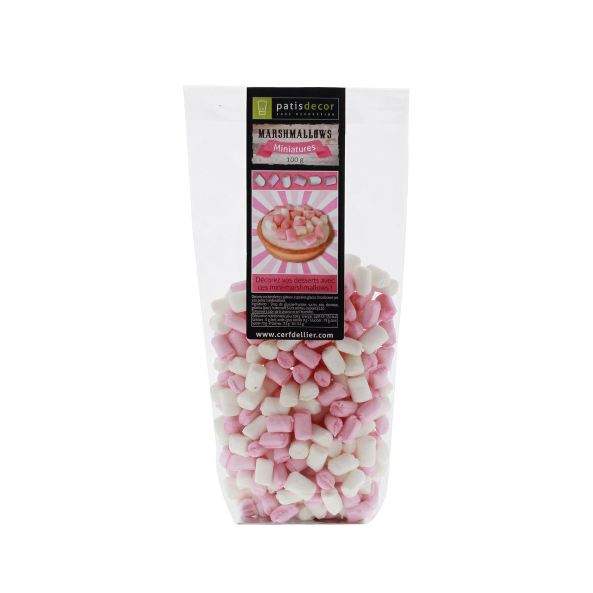 Mini marshmallows 100 gr - Patisdecor