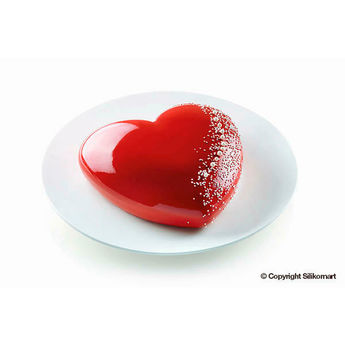 Achat en ligne Moule en silicone 3D coeur Batticuore - Silikomart