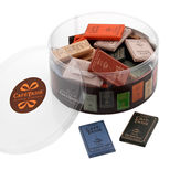 Boîte 40 mini tablettes de chocolat assorties 360 gr - Café Tasse