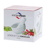 Mortier à épices en porcelaine petite taille  - Kuchenprofi