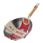 Wok tôle d'acier 27 cm - School of Wok