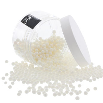 Achat en ligne Décor à parsemer : perles blanches 80 gr