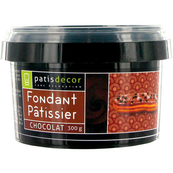 Achat en ligne Fondant pâtissier chocolat 300 gr - Patisdecor