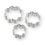 Set de 3 emporte-pièces rosace en inox 5, 6 et 7 cm - Alice Délice