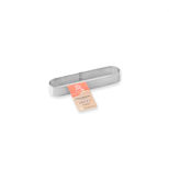 Cercle à tartelette oblong en inox perforé 14,5 x 3,7 cm - Alice Délice