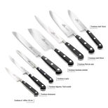 Couteau Santoku alvéolé 18 cm Sabatier forgé  - Alice Délice