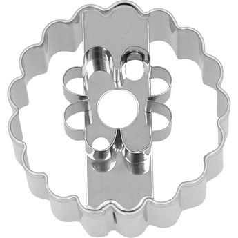 Achat en ligne Emporte-pièce Linzer en inox trèfle 5 cm : idéal pour biscuits fourrés - Birkmann