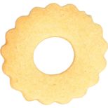 Emporte-pièce Linzer en inox rond classique 5 cm : idéal pour biscuits fourrés - Birkmann