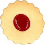 Emporte-pièce Linzer en inox rond classique 5 cm : idéal pour biscuits fourrés - Birkmann