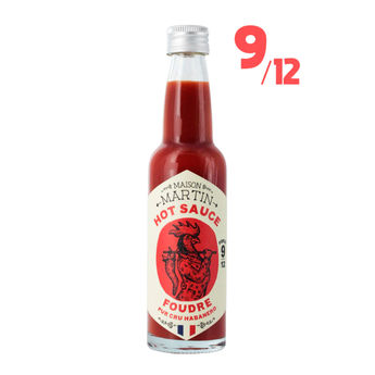 Achat en ligne Sauce piment habanero rouge Foudre 100 ml - Maison Martin