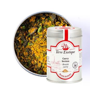 Achat en ligne Curry breton 50 gr - Terre exotique