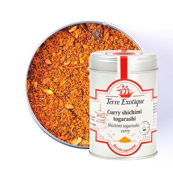 Achat en ligne Curry japonais Shichimi Togarashi 50g - Terre Exotique