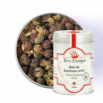 Achat en ligne Baie de szechuan verte 30g - Terre Exotique