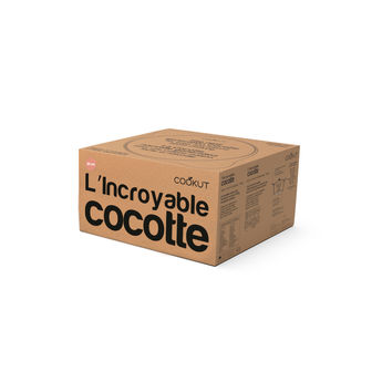 Achat en ligne Coffret l´incroyable Cocotte sans PFAS 24 cm Guimauve - Cookut