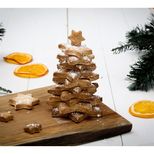 Set de 6 emporte-pièces en inox étoile sapin de Noël de 2.5 à 9 cm - Alice Délice