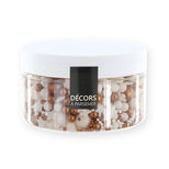 Décor à parsemer : mélange sprinkles de Noël Etoile, Flocon de neige et Bonhomme de neige blanc et doré 100 gr - Alice Délice