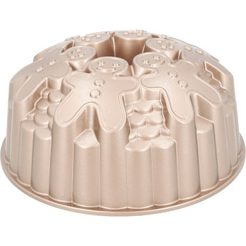 Achat en ligne Moule bundt cake : Contoura Gingerman de Noël en fonte d´aluminium 22 x 10 cm - Birkmann