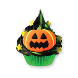 2 moules en thermoplastique pour modèlage cake design citrouille d´Halloween 5 et 3.5 cm - PME