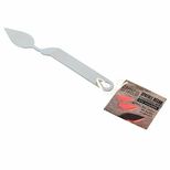 Spatule en inox pour former les feuilles en chocolat 6 x 3 cm - Patisdecor