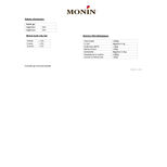 Sirop Brownie 70cl - Monin