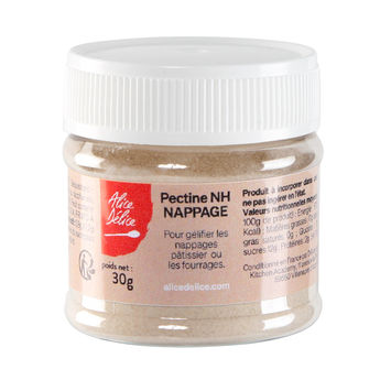 Achat en ligne Pectine nh en poudre : gélifiant spécial nappages 30 gr - Alice Délice