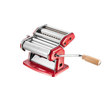 Achat en ligne Machine à pâtes Ipasta La Rossa Rouge Chrome - Impéria