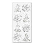 Tapis 3D en silicone pour décors Noël : sapin et flocon Sweet Xmas 18 x 28.3 cm - Scrapcooking