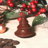 Moule à chocolat de Noël 3D facile à utiliser : sapins de Noël 6.55 x 5.15 cm - Patisdecor